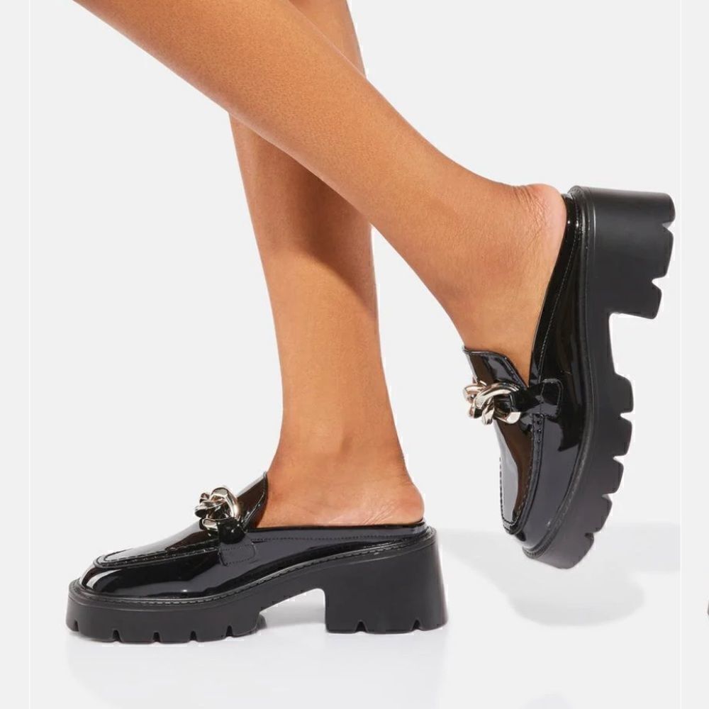 NIB Azalea Wang Platform Oxford Mules NWT - image 5